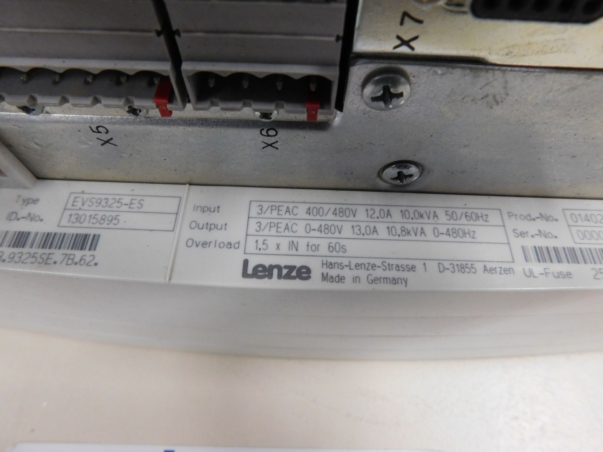 LENZE EVS9325-ES SERVO-INVERTER - Image 3 of 4