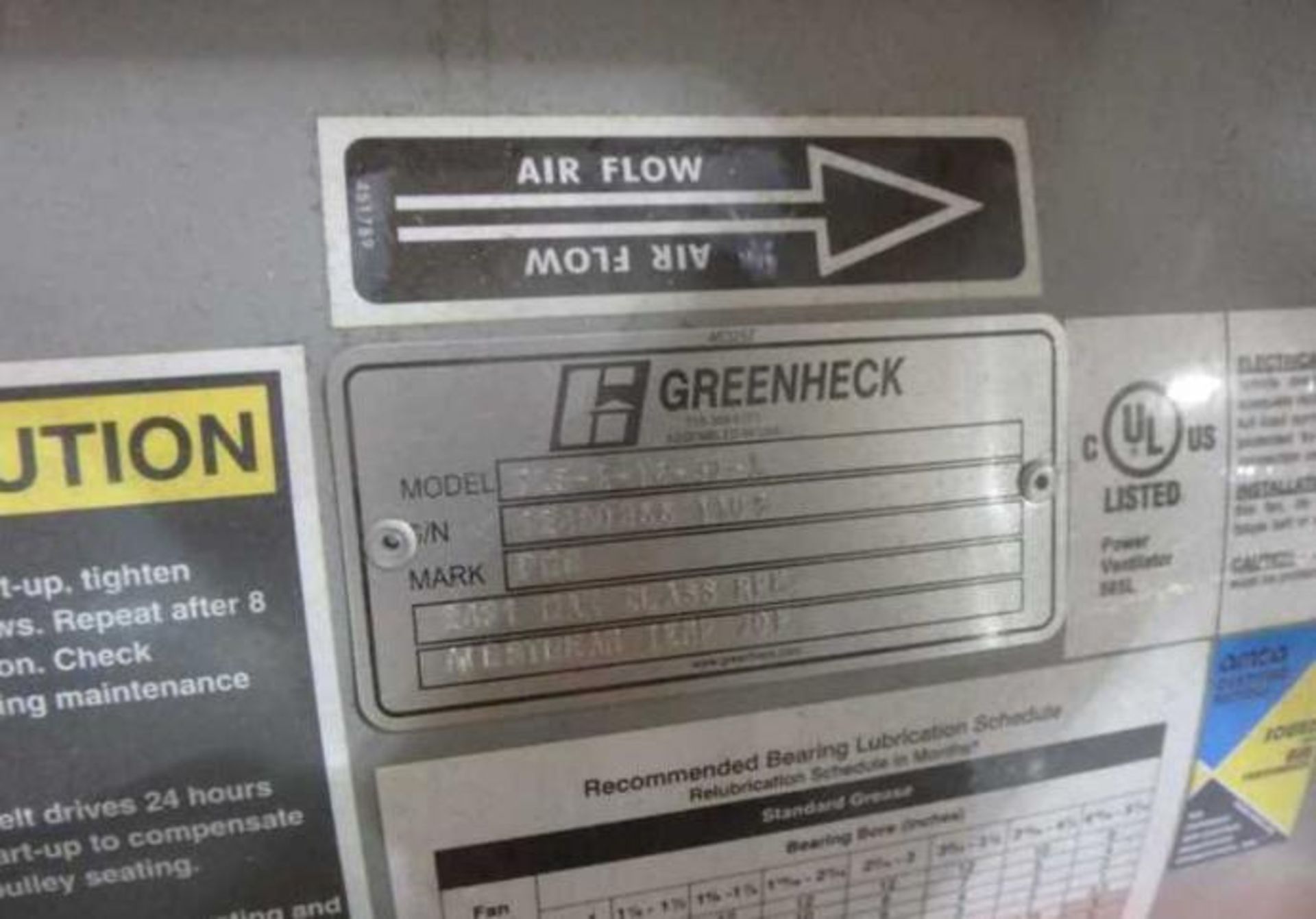 Greenheck qei-16-i-30-x mixed flow tubular inline fan never used in crate - Image 2 of 4