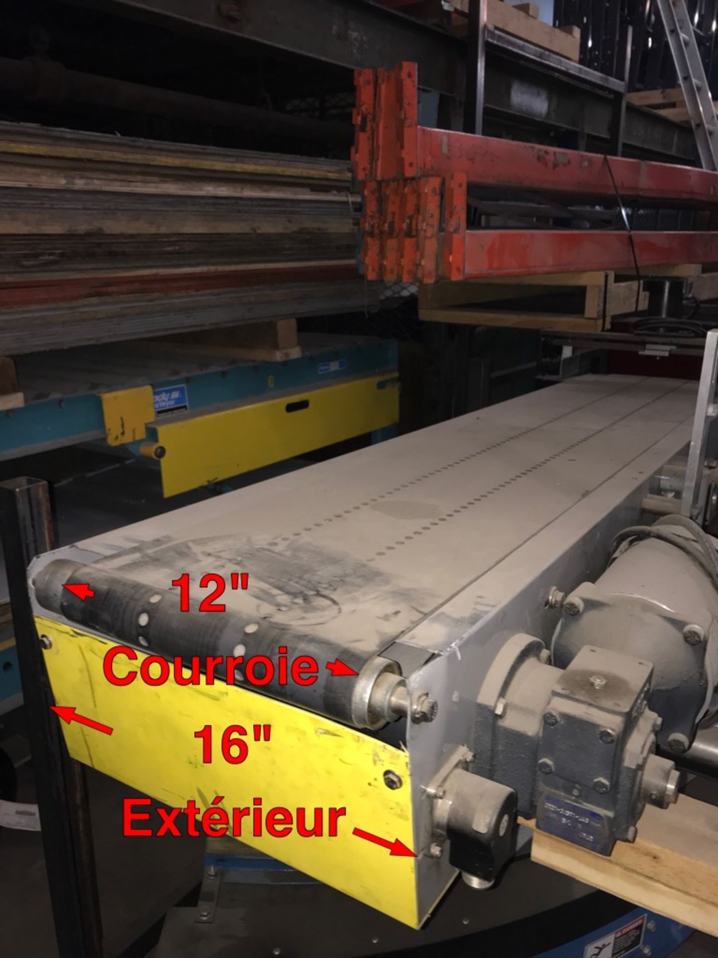 Small Conveyor 72 "x 16" 230 / 460V 3 Phases - Image 2 of 4