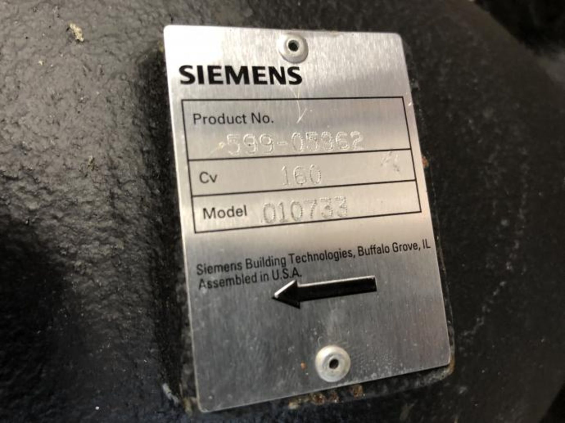 Siemens 4″ Valve W/ 12″ Pneumatic Valve Actuator *NEW - Image 2 of 3