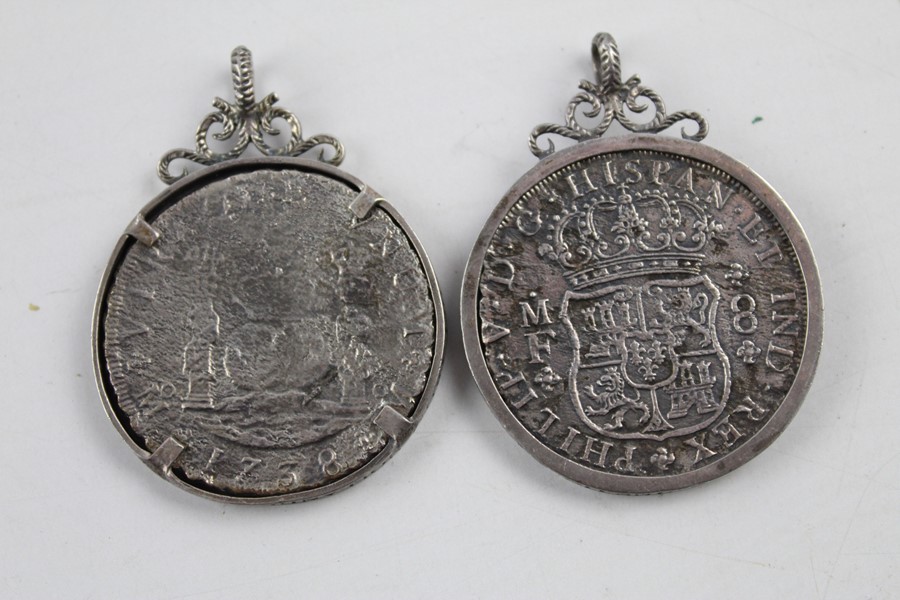 2 x Antique silver coins from ship Dutch east Indiaman Hollandia (75g) - Image 6 of 7