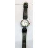 silver Trench watch style wristwatch