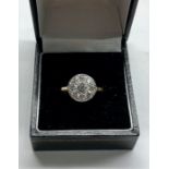 Fine 18ct diamond ring 1.15ct