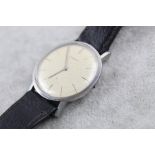 Vintage Gents JUVENIA Slimatic Stainless Steel WRISTWATCH Automatic