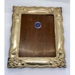 Large silver picture frame hallmarked 925 peru measures approx 34cm by 29cm