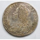 1746 George 11 Half crown pleasing grade