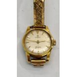 Vintage ladies Omega Geneve wristwatch in running order but no warranty given