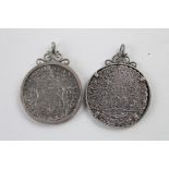 2 x Antique silver coins from ship Dutch east Indiaman Hollandia (75g)