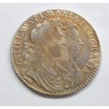 1690 William Mary Half crown