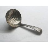 Fine Georgian silver tea caddy spoon full London silver hallmarks