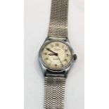 Rare Vintage gents Marvin Hermetic military style wrist watch