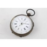 Vintage gents centre seconds chronograph pocket watch Metal Case