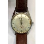 Vintage gents Zenith wristwatch not working no warranty given