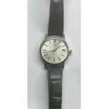 Vintage gent Omega wrist watch is in good condition and working but no warranty is given