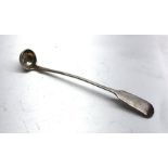 Antique 1860 Hallmarked Glasgow Scottish Silver Small Ladle