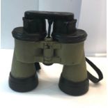 German ww2 military binoculars 7x50 45356 BLC-U-Boat retaing original lens caps rubber broken marked