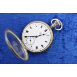 Buren silver pocket watch