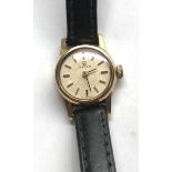 ladies Omega 9ct gold wristwatch