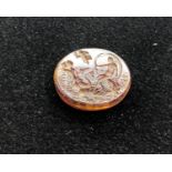 Fine antique intaglio measures approx 21mm by 18mm