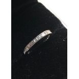 Tiffany & co platinum and diamond eternity ring