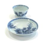 Nanking cargo Chinese shipwreck Pagoda riverscape tea bowl and saucer c1750 Christies 5066