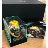 Selection signed Lewis Hamilton and Mercedes memorabilia, to include a signed Lewis Hamilton
