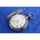 Vintage Waltham silver pair cased pocket watch