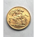 1913 gold sovereign