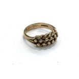 9ct Gold dress ring weight 4.3g