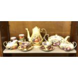 Aynsley bone china tea and coffee sevice part sets some signed