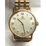 Ladies 9ct gold Omega wristwatch