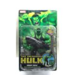 boxed Marvel the incredible hulk figure still sealed in box