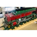 Vintage Meccano AD60 Class Train (6029) possible exhibition model, approximate measurements: Front