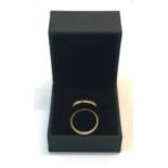 2 x 22ct gold wedding rings weight 4.2g