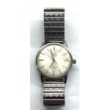 Vintage gents omega seamaster 600 wristwatch watch winds and ticks but no warranty given broken
