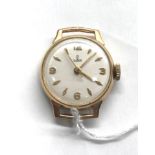 Ladies 9ct gold Rolex tudor wristwatch