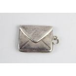 Vintage .925 Sterling Silver Envelope Stamp Holder Pendant/Charm