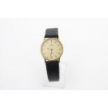 Vintage gents Omega De Ville gold tone wristwatch quartz