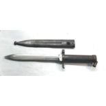 Military bayonet and scabbard 8/126 No367