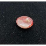 Fine antique intaglio measures approx 14mm by 12mm