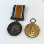 2 x WW1 medals named Inc war medal & victory medal