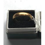 22ct gold wedding band weight 4.1