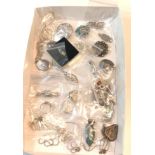 Collection of silver jewellery