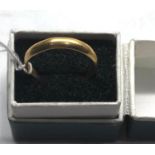 22ct gold wedding band weight 2.2g