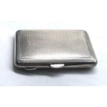 Hallmarked silver wallet full Chester silver hallmarks in good condition leather interior pencil and