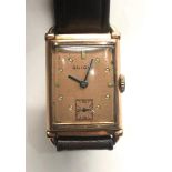 Vintage 14ct gold filled Bolova wristwatch