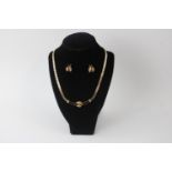 Vintage Christian Dior necklace & earring set