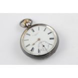 Vintage Gents Hallmarked .925 STERLING SILVER Pocket Watch Hand-Wind WORKING Maker - Josh Penlington