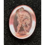Fine antique intaglio measures approx 23mm by 17mm