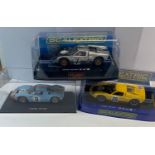 3 Scalextric boxed cars includes 3 x Ford GT40 all in as new boxed condition